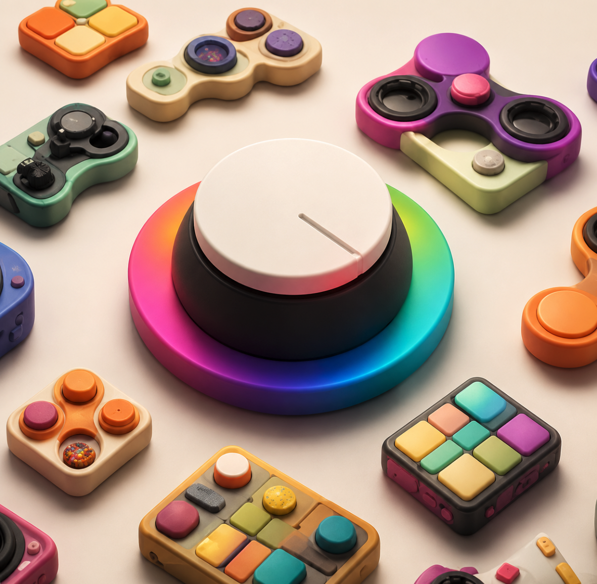 Songtoys: an array of colorful bespoke musical toys